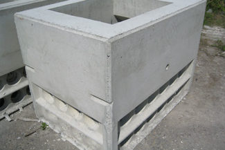 concrete hydro vault on ground