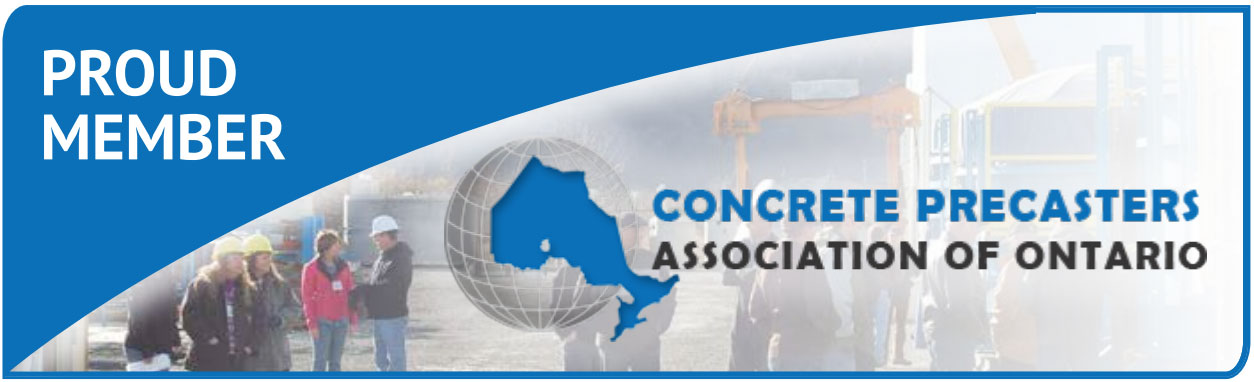 proud member graphic for concrete precasters association of Ontario