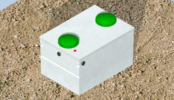 3667 Litre low profile septic tank